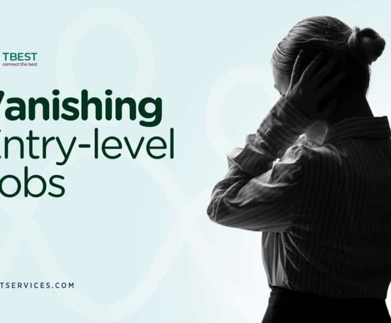 vanishing entry level jobs