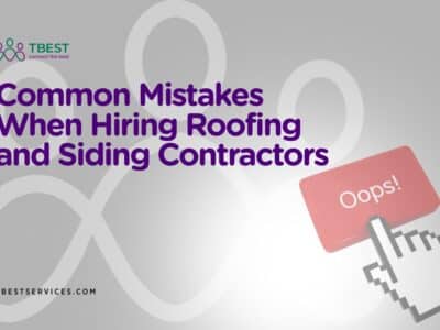 Common Mistakes When Hiring Roofing and Siding Contractors